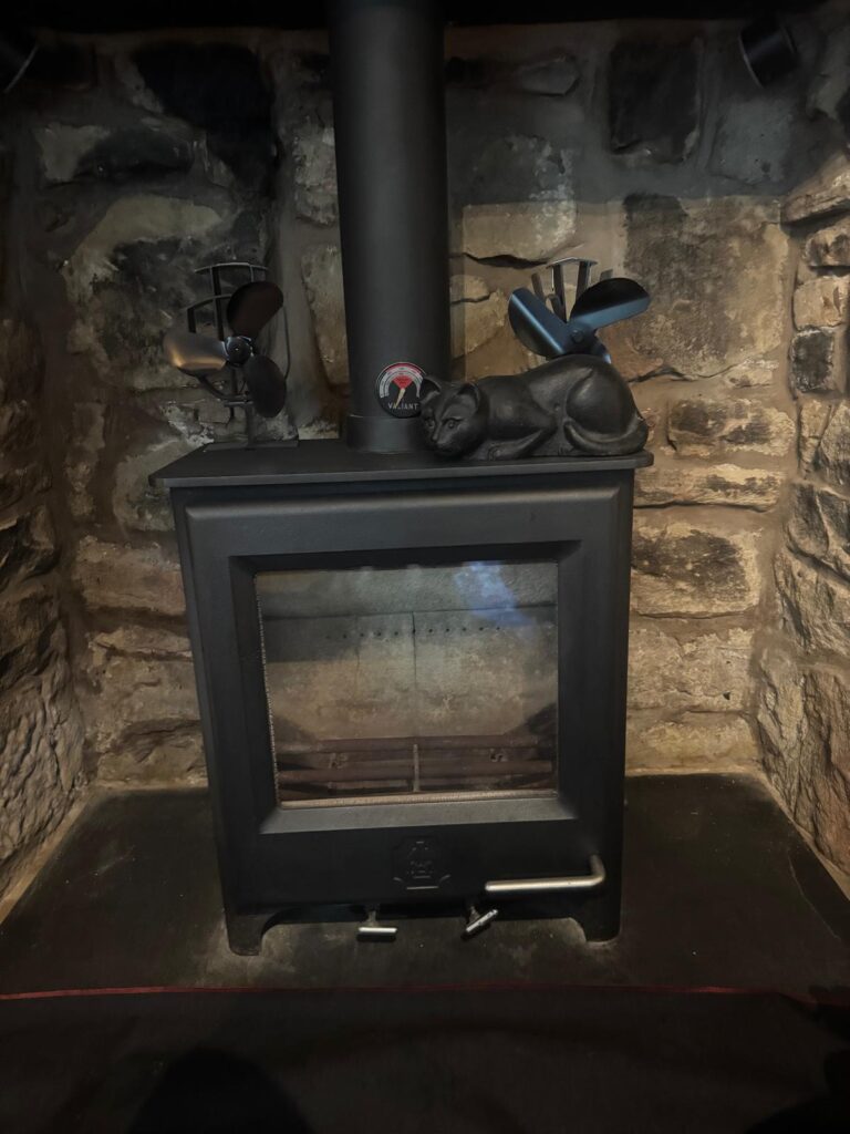 Multi Fuel Stove Sweep & Fire Bricks Replaced Flint, North Wales - image 1